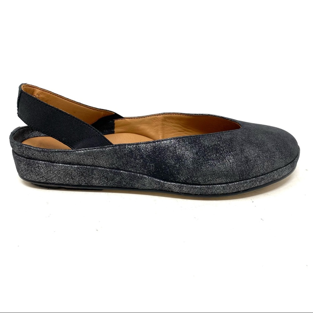 L’Amour Des Pieds Cypris Graphite Metal flats